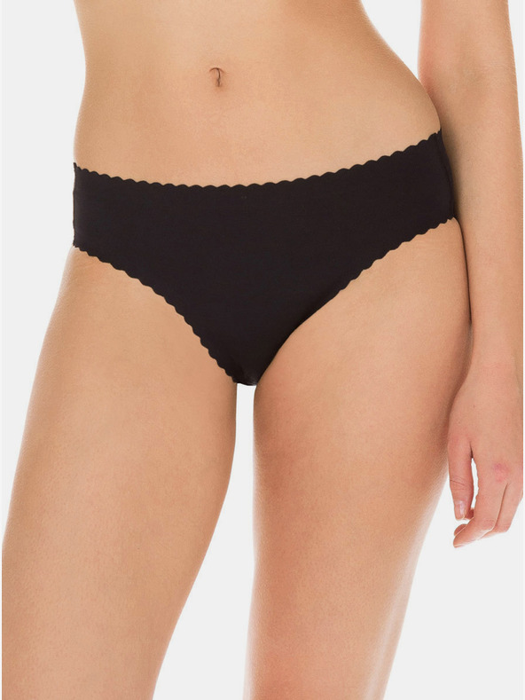 DIM Fekete Női varrás nélküli bugyi Dim BODY TOUCH SLIP
