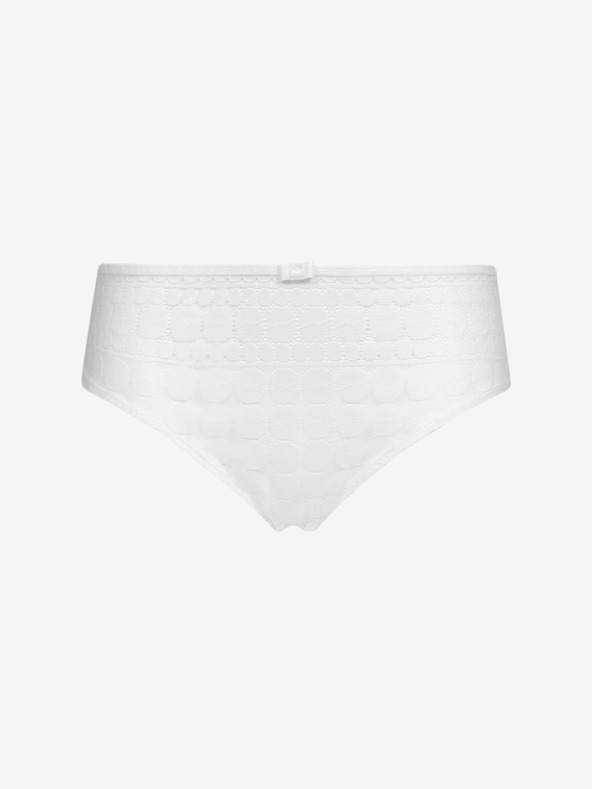 DIM Fehér Női mintás bugyi Dim GENEROUS DOTTY BRIEF BRIEF