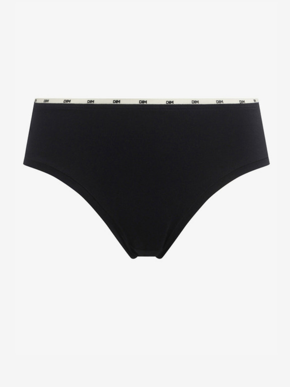 DIM Fekete női Dim Icons midi bugyi