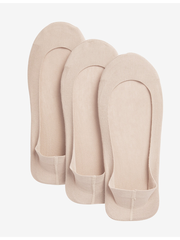 Marks & Spencer Marks & Spencer bézs színű, mélyen dekoltált pamut pedálos bugyik, 3 pár