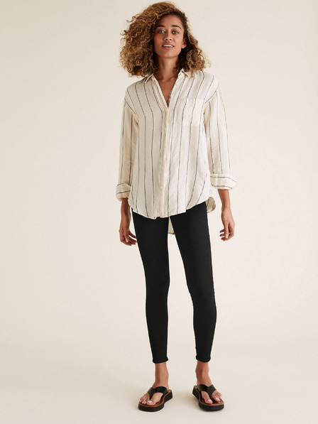 Marks & Spencer Magas derekú jeggings Marks & Spencer fekete