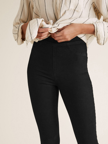 Marks & Spencer Magas derekú jeggings Marks & Spencer fekete