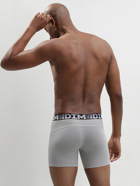 DIM Két szürke és fekete színű férfi sport boxer Dim 3D FLEX AIR LONG BOXER 3D FLEX AIR LONG BOXER