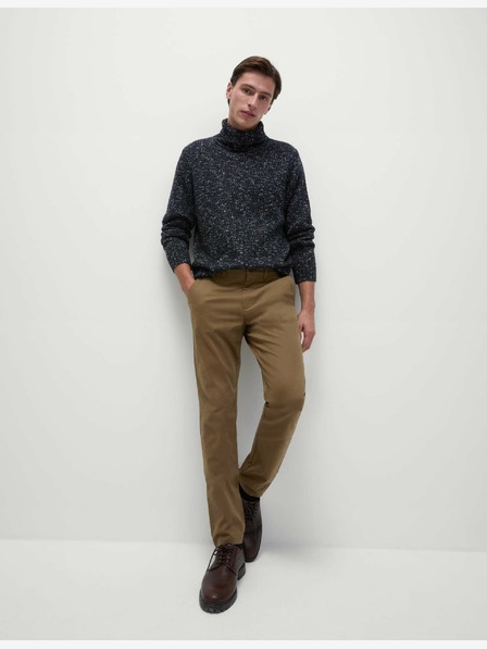 Marks & Spencer Stretch chino nadrág slim fit Marks & Spencer barna