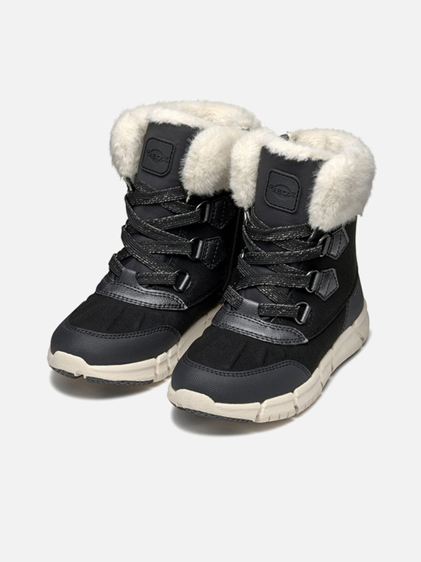 Geox Fekete lányoknak Geox Flexiper B AB bokacsizma