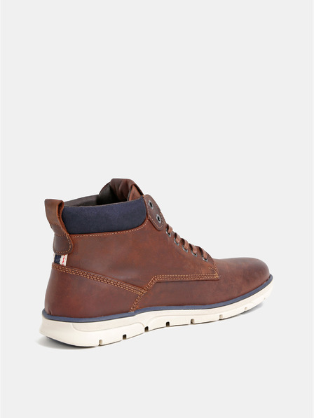 Jack & Jones Barna férfi bőr bokacsizma Jack & Jones Tubar