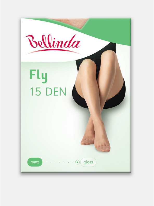 Bellinda Fekete női fényes harisnyanadrág Bellinda FLY PANTYHOSE 15 DEN