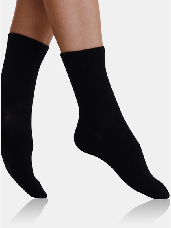 Bellinda Fekete Női Bellinda COTTON MAXX LADIES SOCKS női harisnya