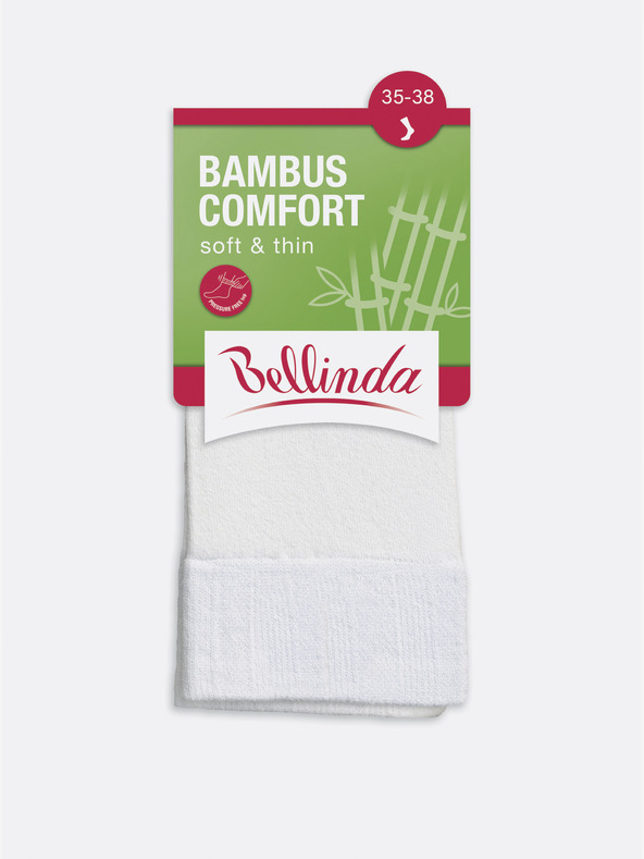 Bellinda Fehér női Bellinda BAMBUS COMFORT SOCKS Bellinda BAMBUS COMFORT SOCKS