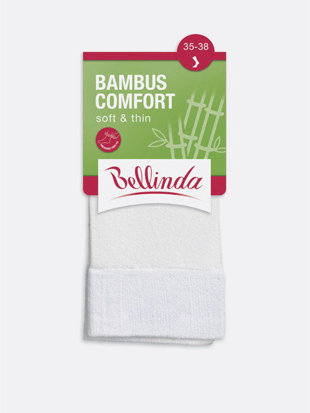Bellinda Fehér női Bellinda BAMBUS COMFORT SOCKS Bellinda BAMBUS COMFORT SOCKS