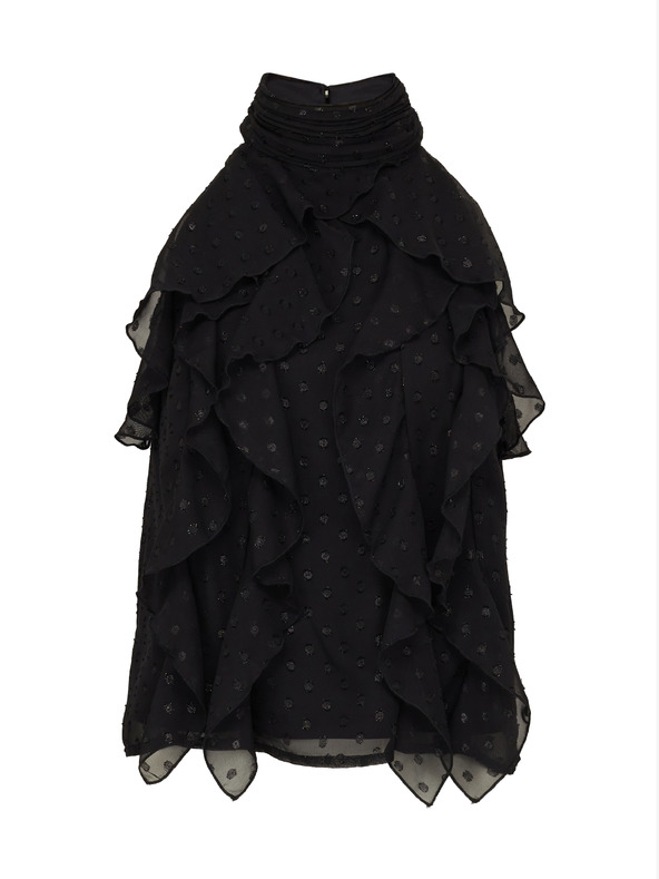 Orsay ORSAY fekete női ujjatlan blúz