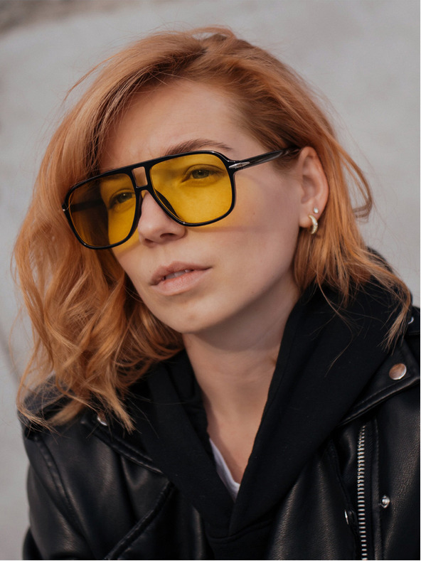 VEYREY Fekete VeyRey Ghost napszemüveg