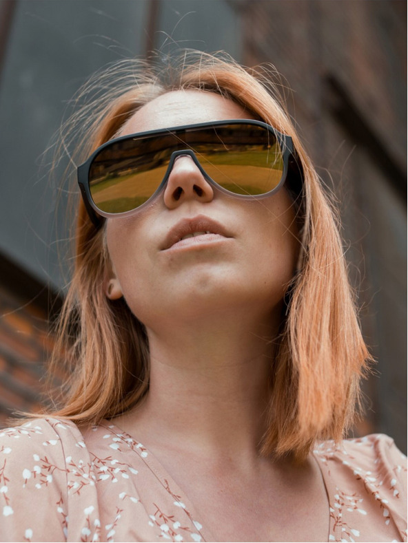 VEYREY VeyRey Milti polarizált napszemüveg ovális zöld lencsék Univerzális