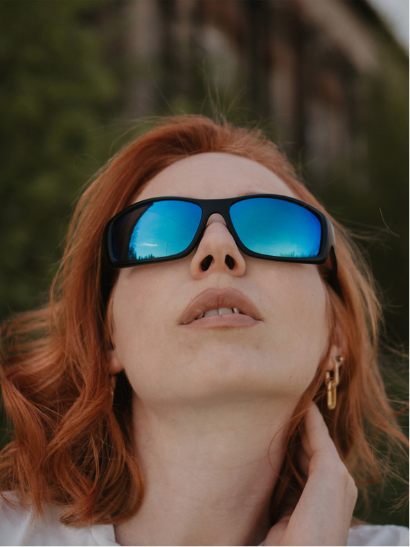 VEYREY VeyRey úszó napszemüveg vízisportokhoz, polarizált Ywaibon fekete, univerzális