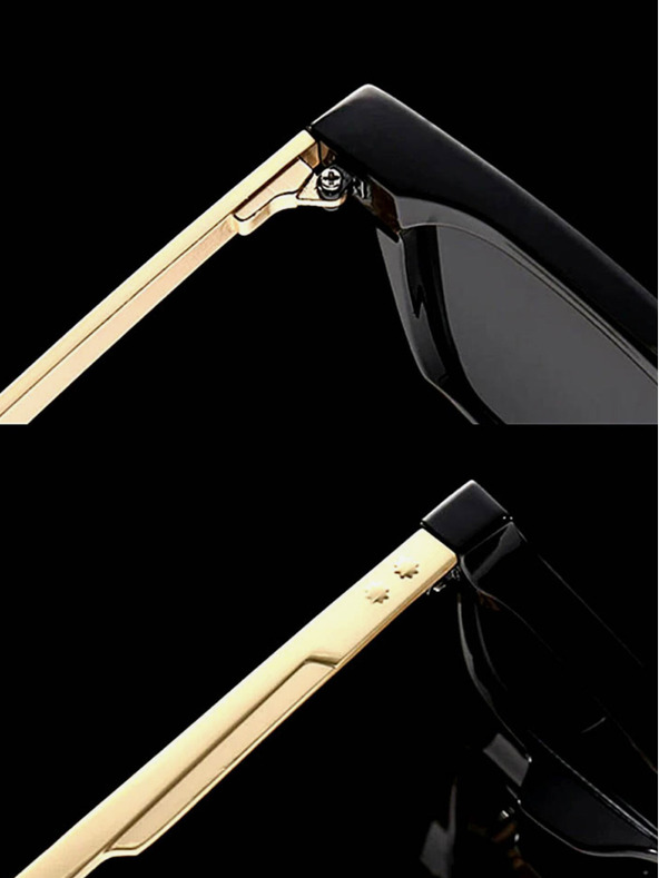 VEYREY Fekete polarizált napszemüveg VeyRey Nerd Fowl