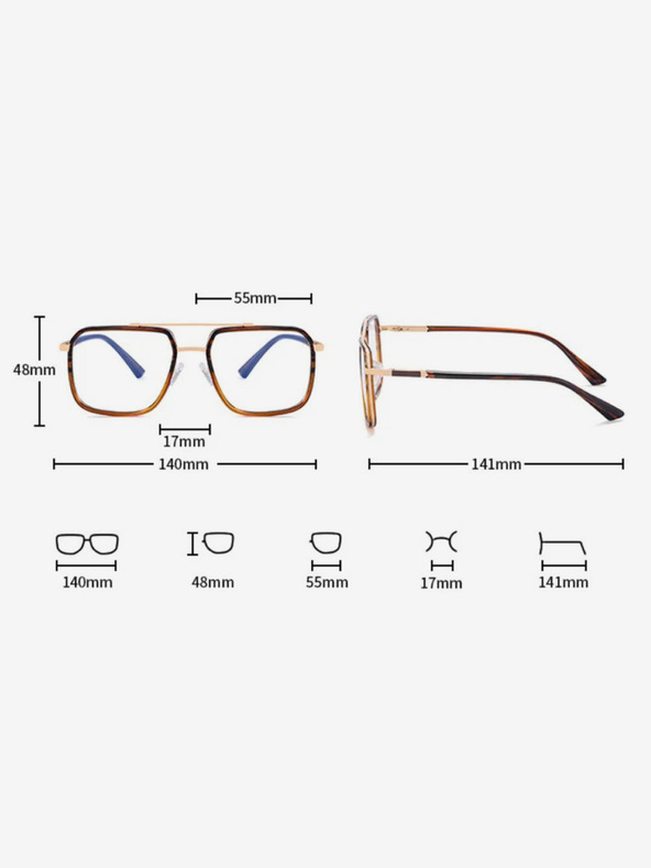 VEYREY Fekete kék fényt blokkoló napszemüveg VeyRey Blanks