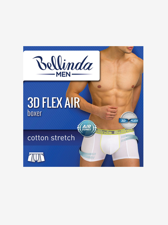 Bellinda Fekete férfi sport boxeralsó Bellinda 3D FLEX AIR BOXER