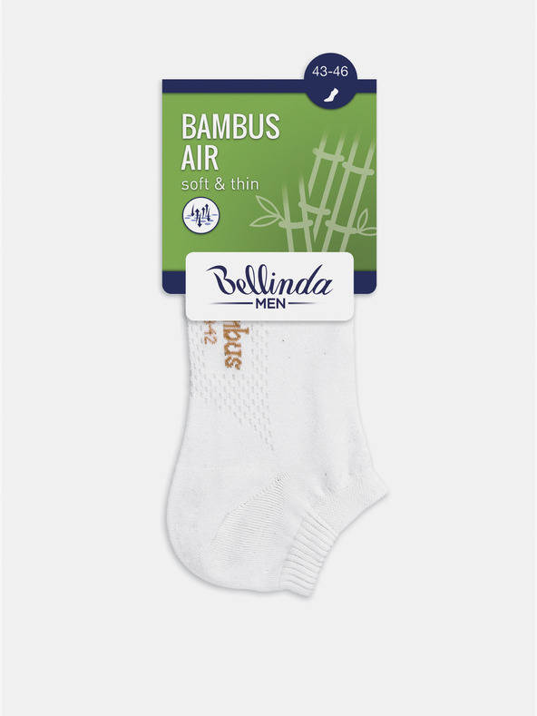 Bellinda Fehér férfi Bellinda BAMBUS AIR IN-SHOE SOCKS