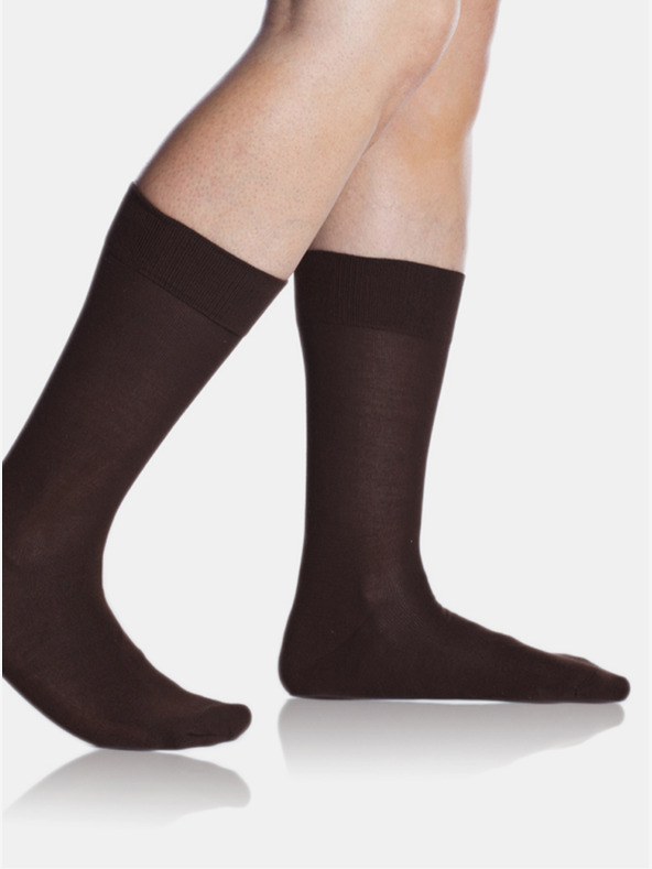 Bellinda Sötétbarna férfi Bellinda BAMBUS COMFORT SOCKS