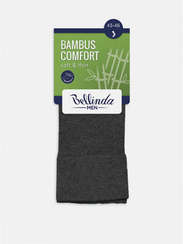 Bellinda Sötétbarna férfi Bellinda BAMBUS COMFORT SOCKS