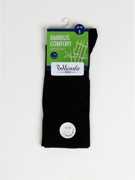 Bellinda Fekete Férfi Bellinda BAMBUS COMFORT SOCKS