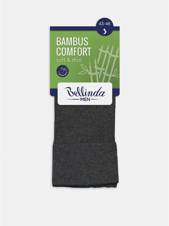 Bellinda Sötét szürke férfi Bellinda BAMBUS COMFORT SOCKS