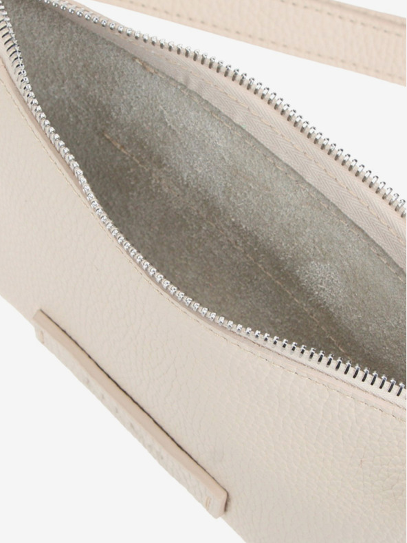 Elega Krémszínű női bőr ELEGA Merlin keresztnadrág táska