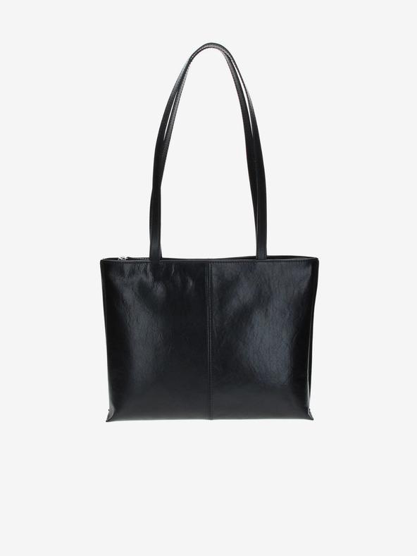 Elega Fekete női bőr kézitáska ELEGA Melanie Melanie