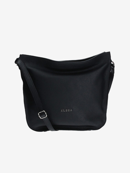 Elega Fekete női bőr keresztbőr táska ELEGA Hobie