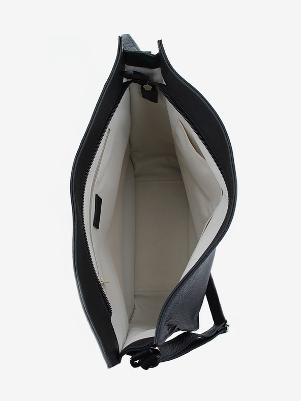 Elega Fekete női bőr keresztbőr táska ELEGA Hobie