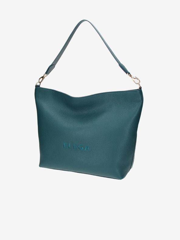 Elega Petrol női bőr kézitáska ELEGA Fancy