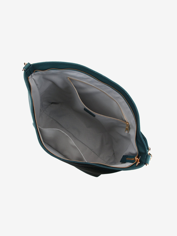 Elega Petrol női bőr kézitáska ELEGA Fancy