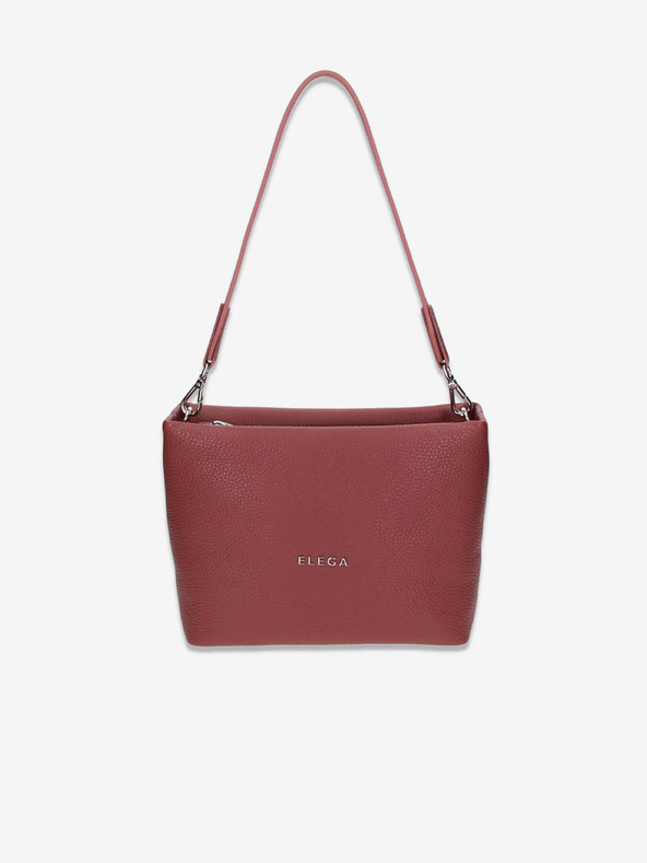 Elega Piros Női Elega bolyhos bőr táska piros
