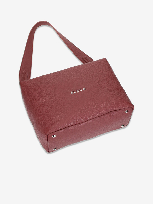 Elega Piros Női Elega bolyhos bőr táska piros