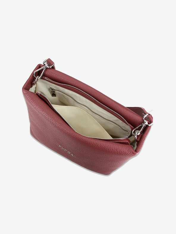 Elega Piros Női Elega bolyhos bőr táska piros