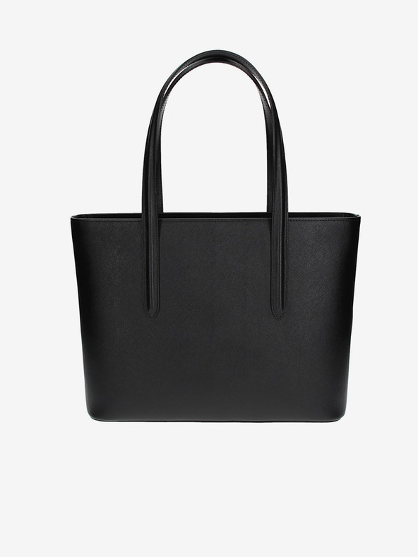 Elega Fekete női bőr kereszttáska ELEGA Simone Gold fekete női bőr keresztbőr kézitáska