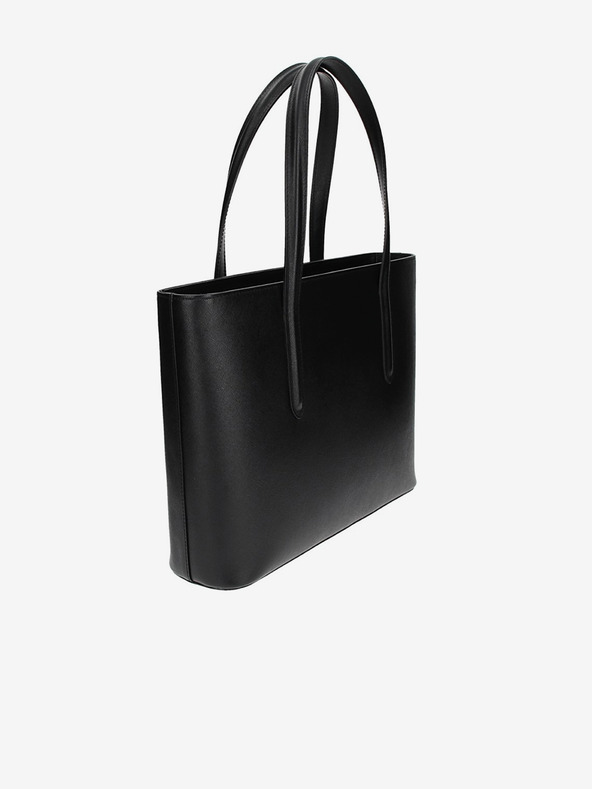 Elega Fekete női bőr kereszttáska ELEGA Simone Gold fekete női bőr keresztbőr kézitáska