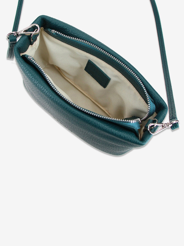 Elega Petrol Női női bőr keresztbőr táska Elega Fluffy bolyhos