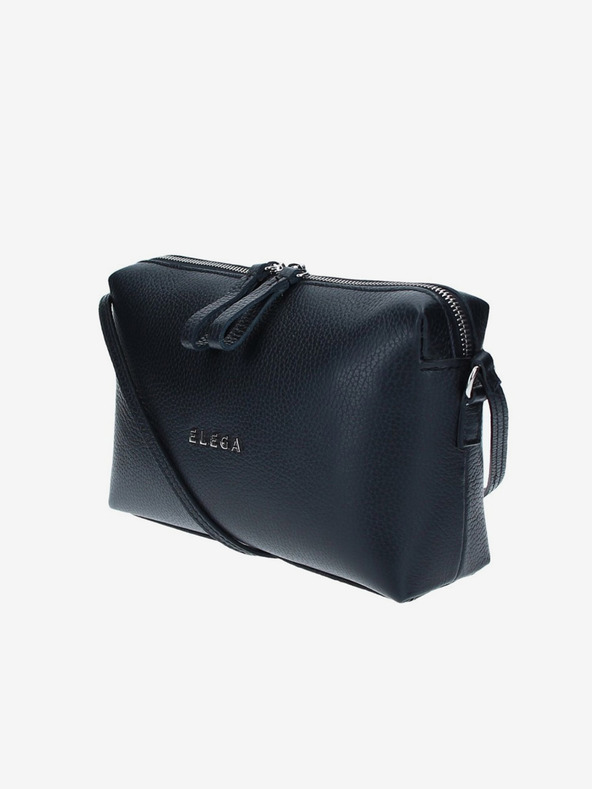 Elega Fekete Női bőr Kereszttáska ELEGA Hill Hobie női bőr kézitáska