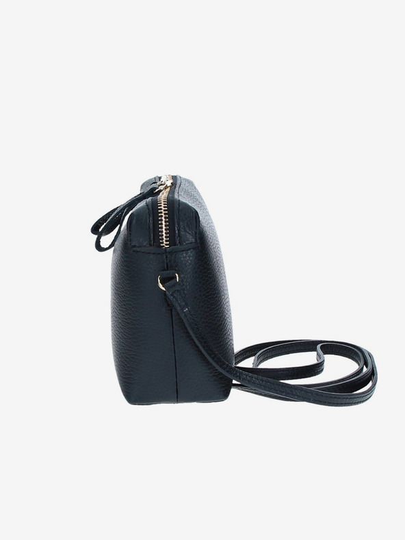 Elega Fekete női bőr kereszttartó kézitáska ELEGA Hillary