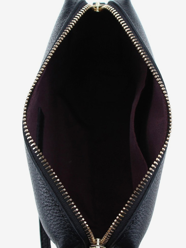 Elega Fekete női bőr kereszttartó kézitáska ELEGA Hillary