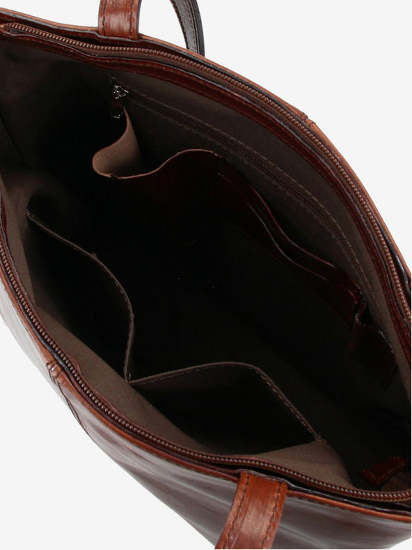 Elega Barna női bőr kézitáska ELEGA Mel Mel