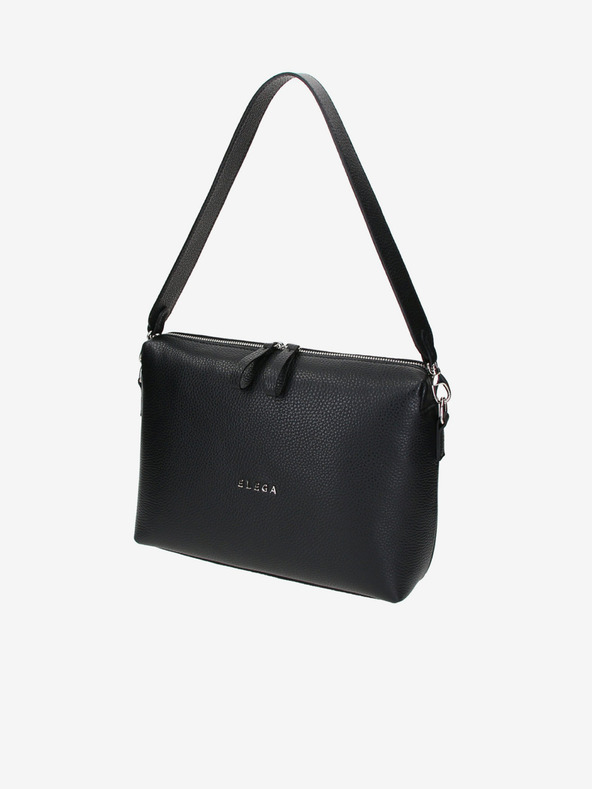 Elega Fekete Női bőr kereszt alakú táska ELEGA Hills