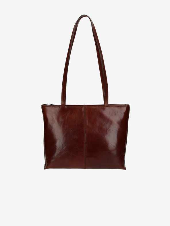 Elega Sötétbarna Női bőr Keresztnadrág táska ELEGA Melanie női kézitáska