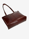 Elega Sötétbarna Női bőr Keresztnadrág táska ELEGA Melanie női kézitáska