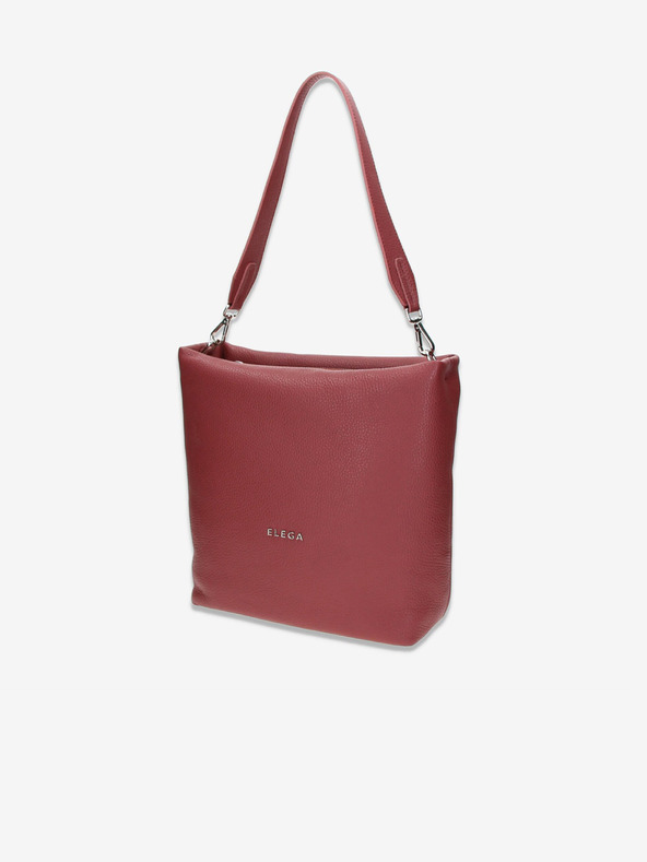 Elega Piros Női Elega bolyhos bőr táska piros
