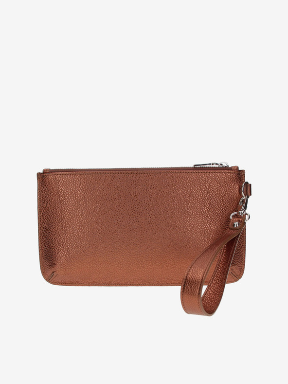 Elega Barna női bőr ELEGA Snap kézitáska barna színű