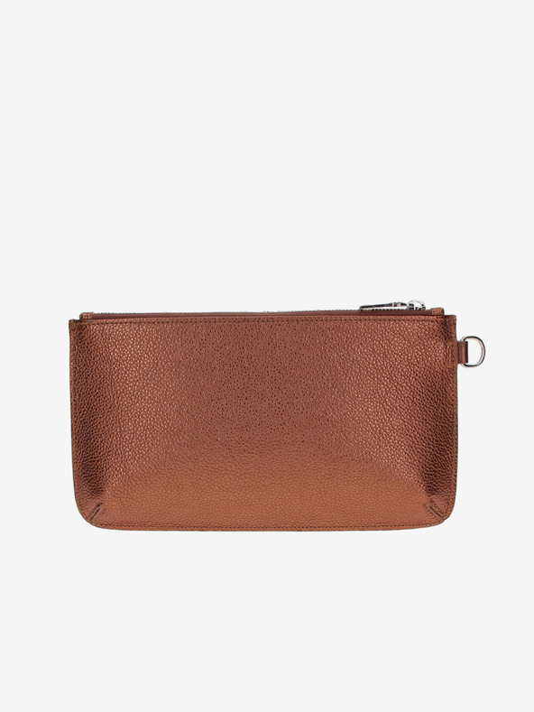 Elega Barna női bőr ELEGA Snap kézitáska barna színű