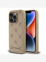 Karl Lagerfeld PU Karl Heads Pattern Magsafe hátlap iPhone 15 Pro bézs Karl Lagerfeld bézs színű iPhone 15 Pro bézs Karl Lagerfeldhez