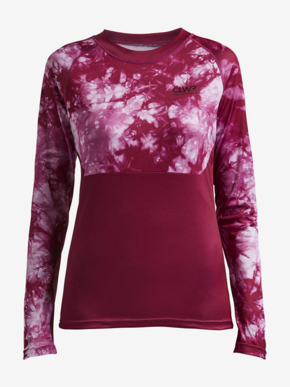 Tenson Női funkcionális hosszú ujjú ing COLOURWEAR Shelter LS Jersey W rózsaszín batikolás